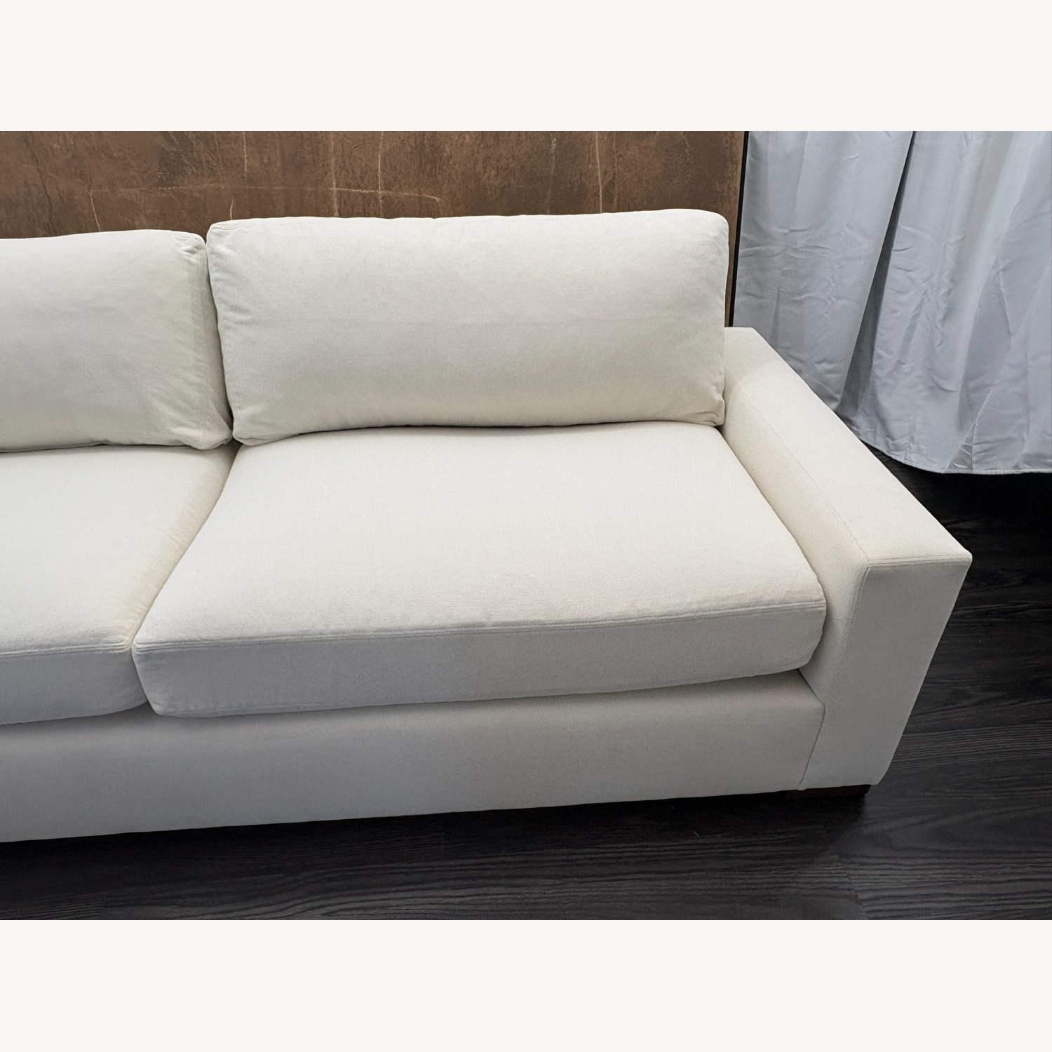 Restoration Hardware Maxwell White 3+ Seater Sofa - image-4