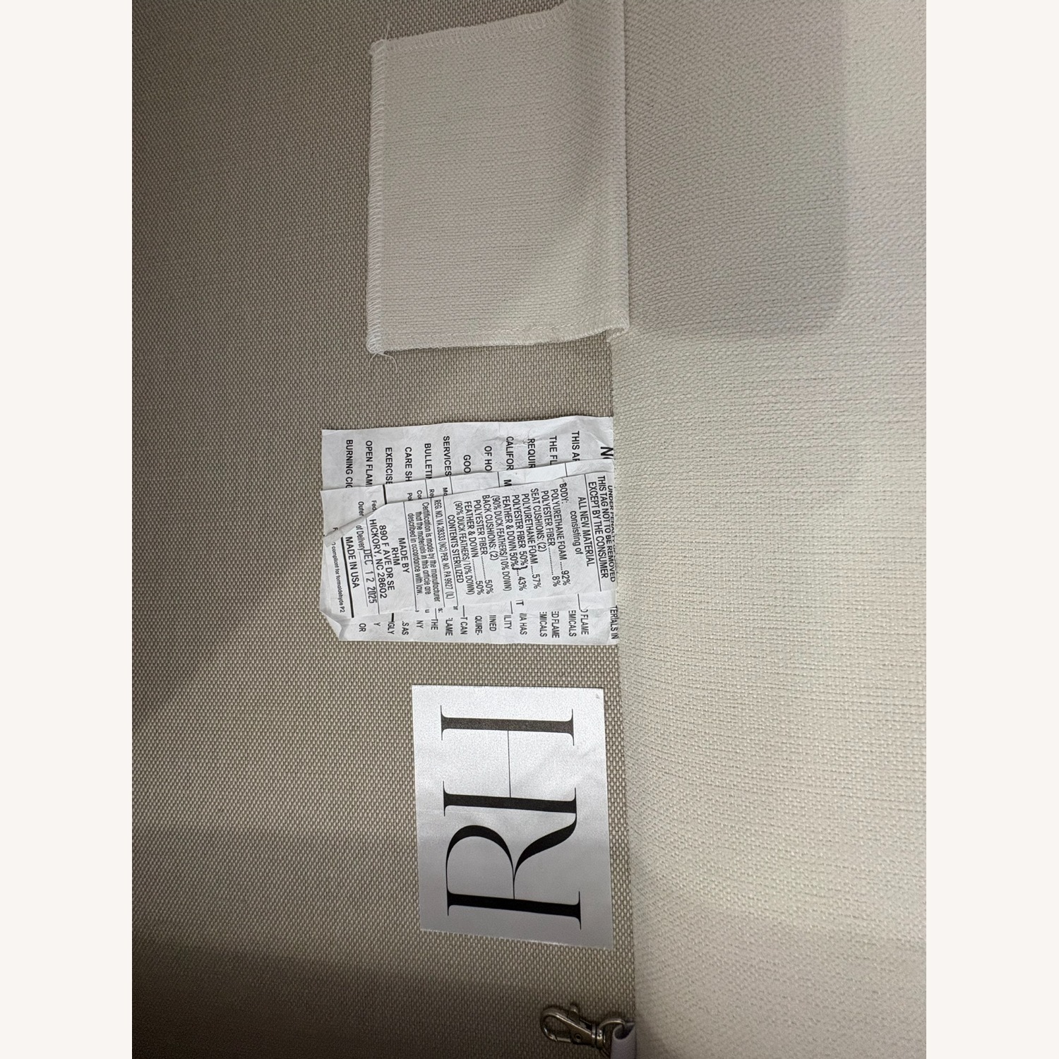Restoration Hardware Maxwell White 3+ Seater Sofa - image-13