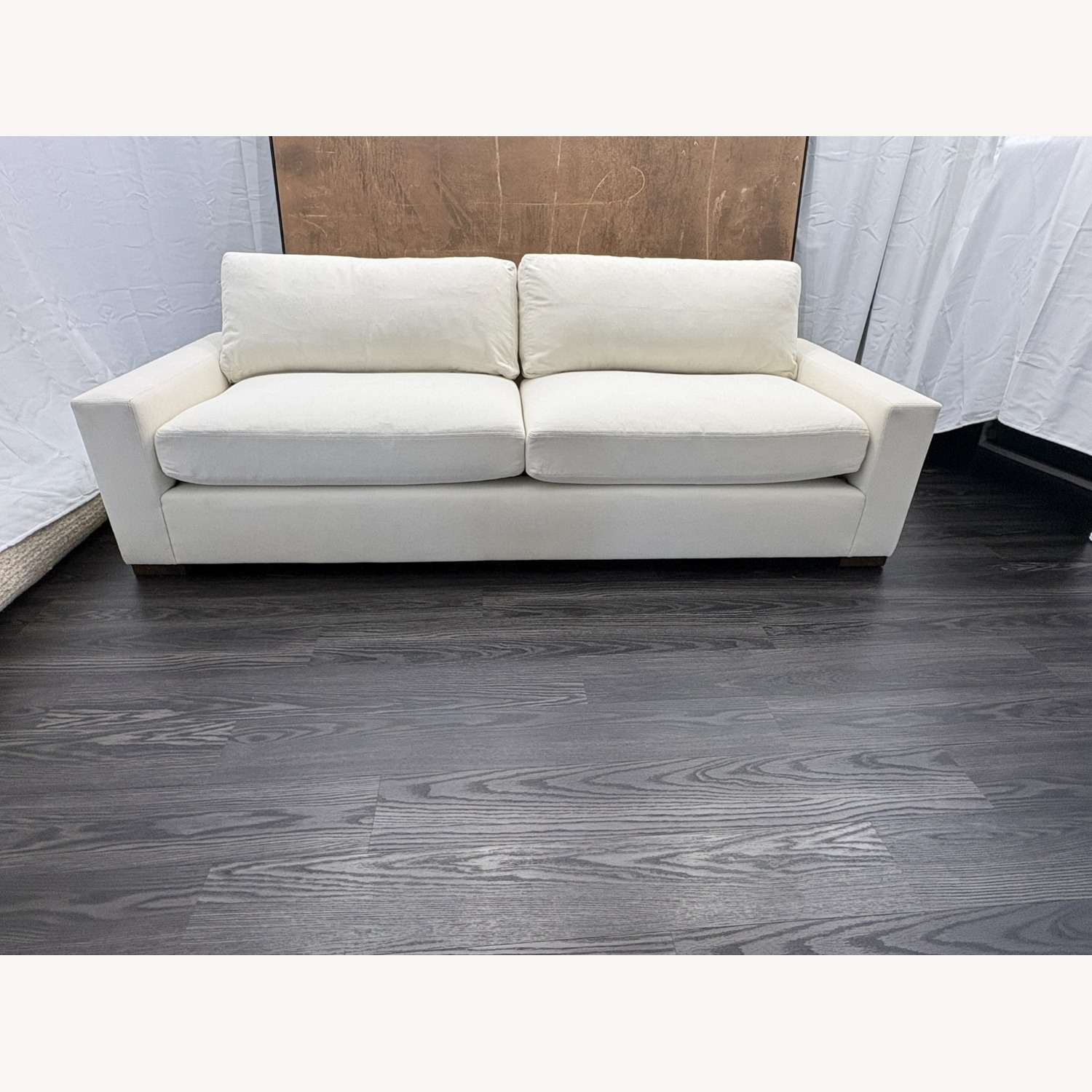 Restoration Hardware Maxwell White 3+ Seater Sofa - image-22