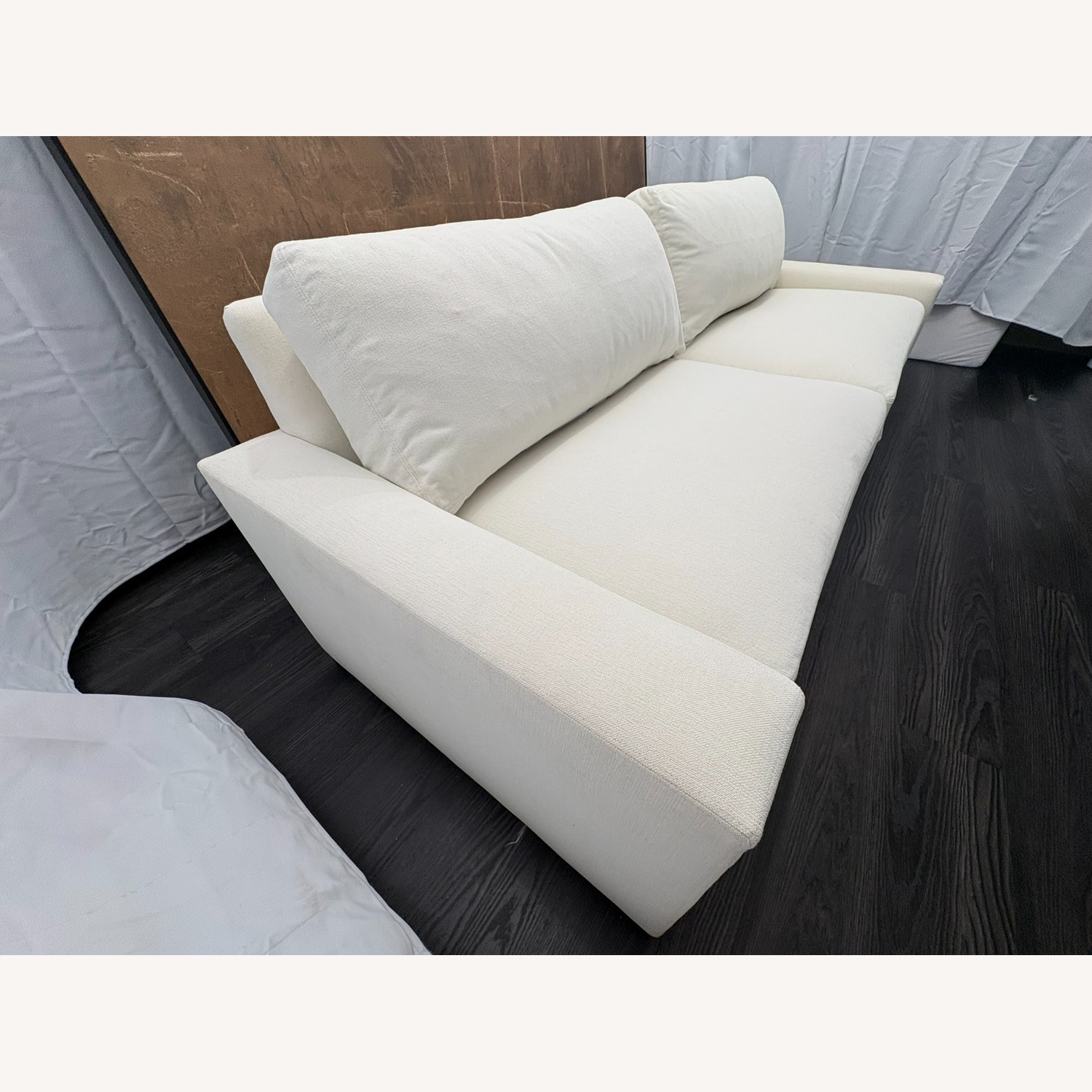 Restoration Hardware Maxwell White 3+ Seater Sofa - image-3