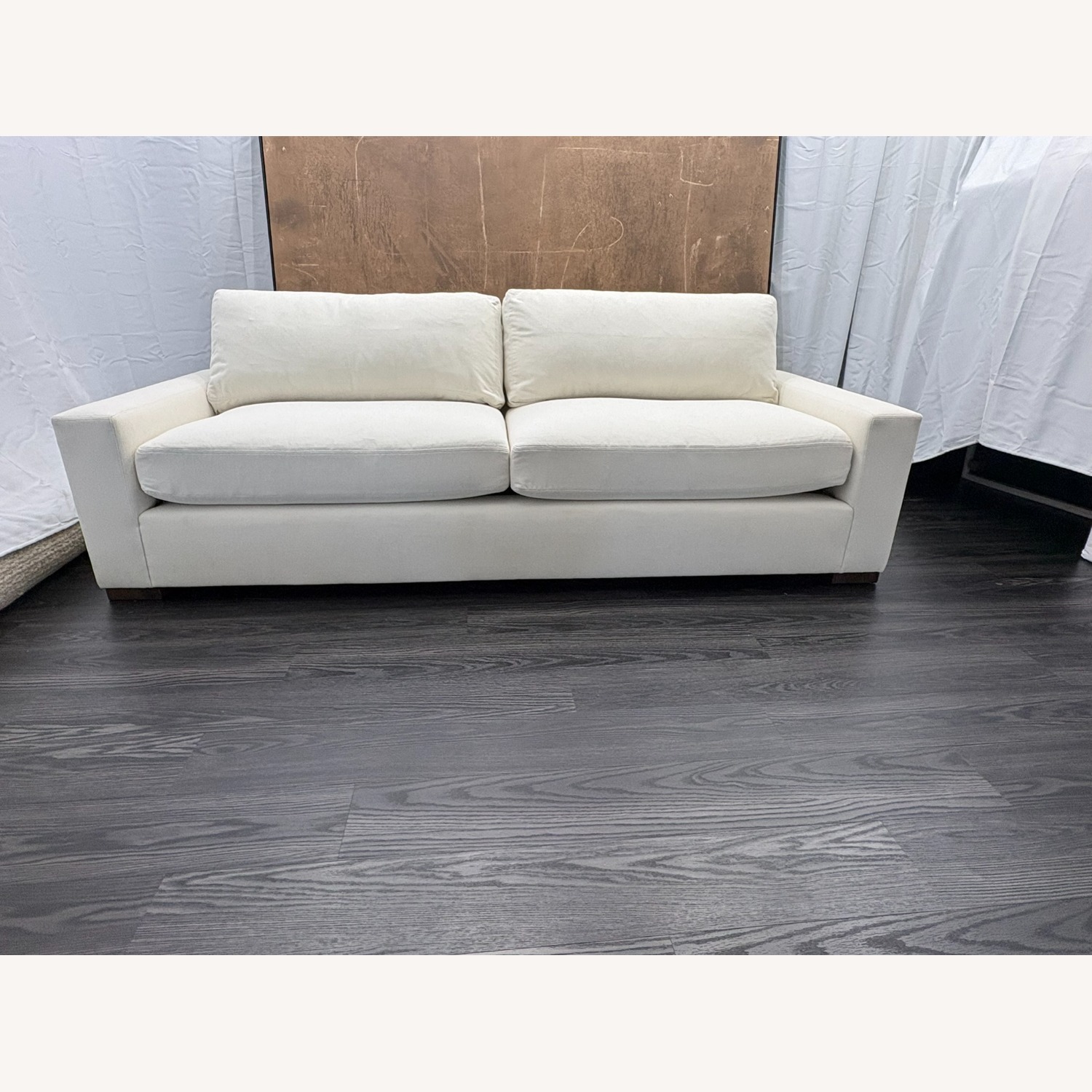 Restoration Hardware Maxwell White 3+ Seater Sofa - image-18