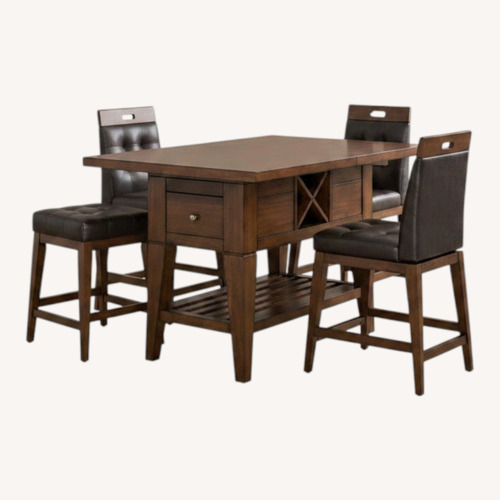 Used Raymour & Flanigan Danfield Counter-Height Dining Set for sale on AptDeco