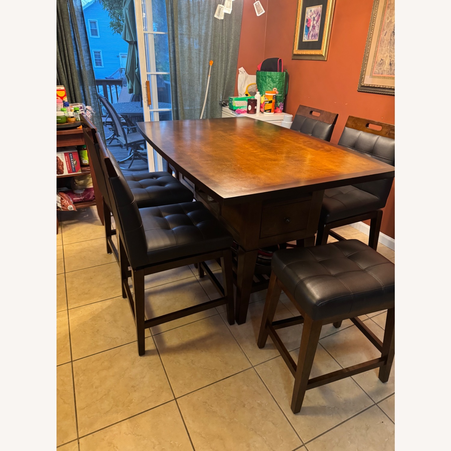 Raymour & Flanigan Danfield Counter-Height Dining Set - image-9