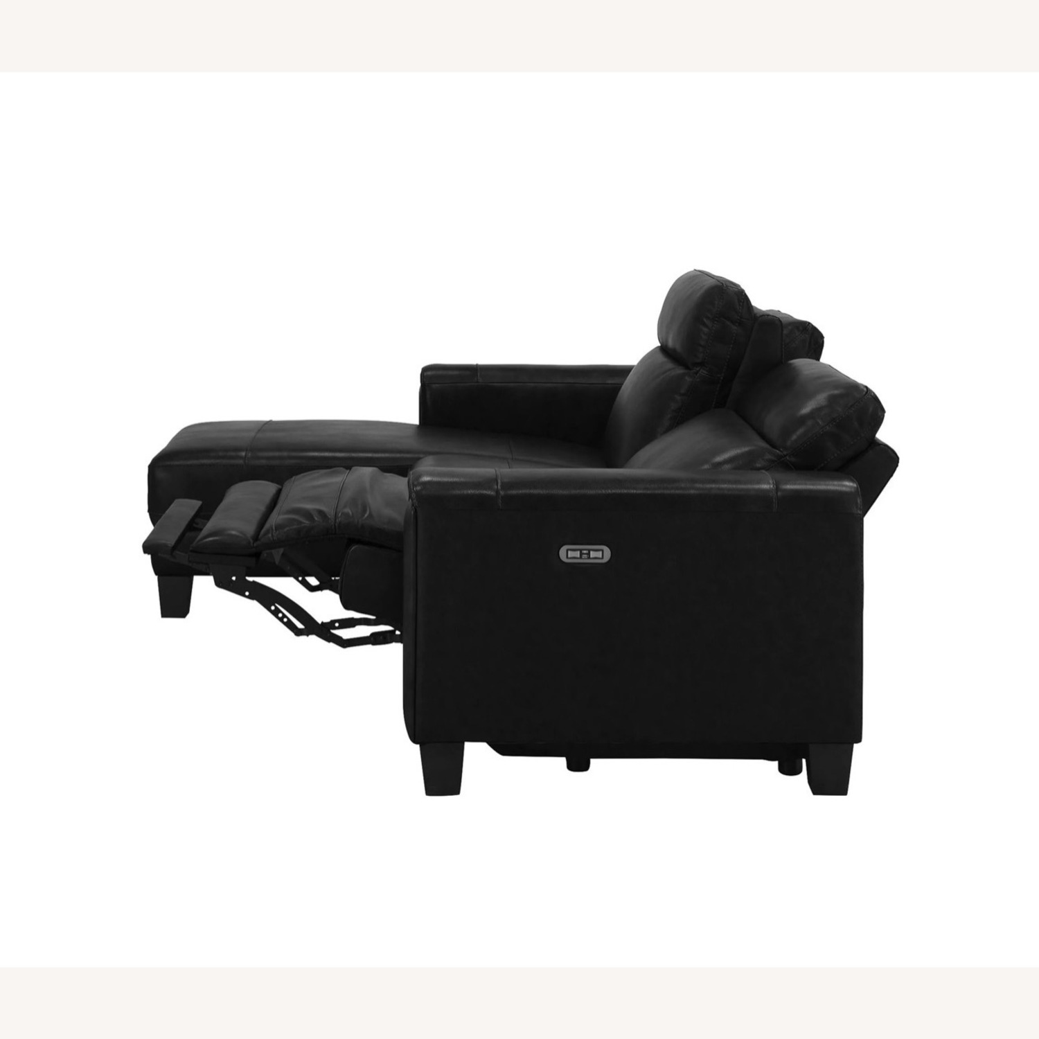 Raymour & Flanigan Power Reclining Sectional Sofa with Chaise - image-3