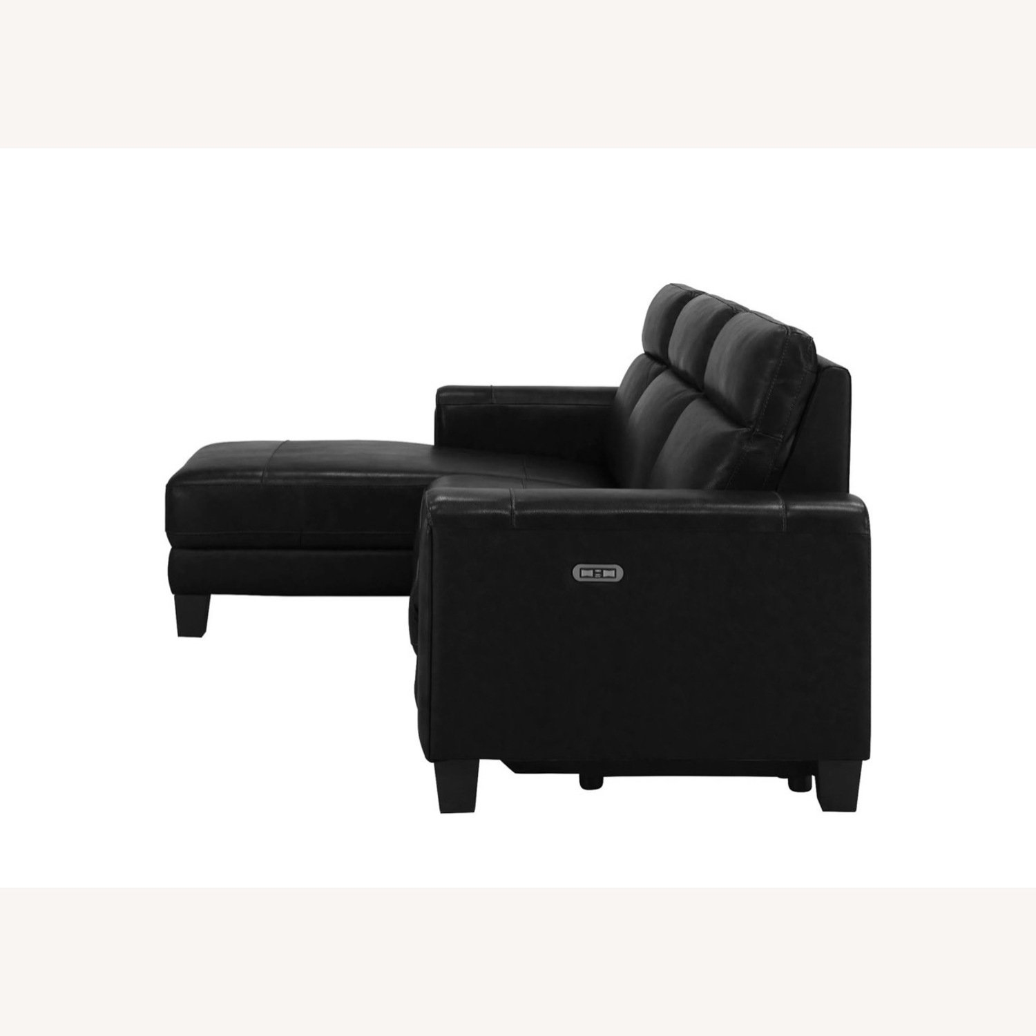 Raymour & Flanigan Power Reclining Sectional Sofa with Chaise - image-4