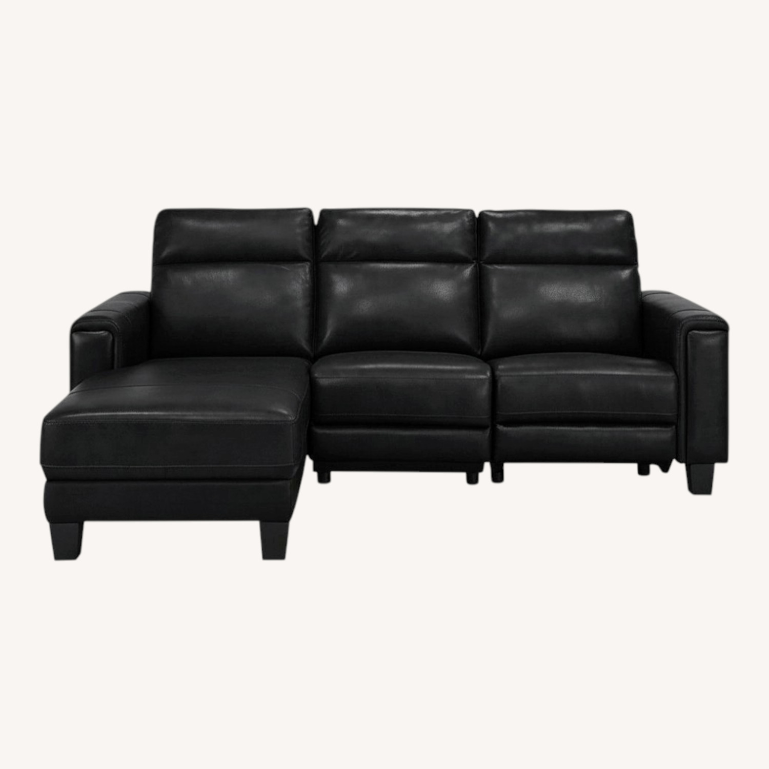 Raymour & Flanigan Power Reclining Sectional Sofa with Chaise - image-14