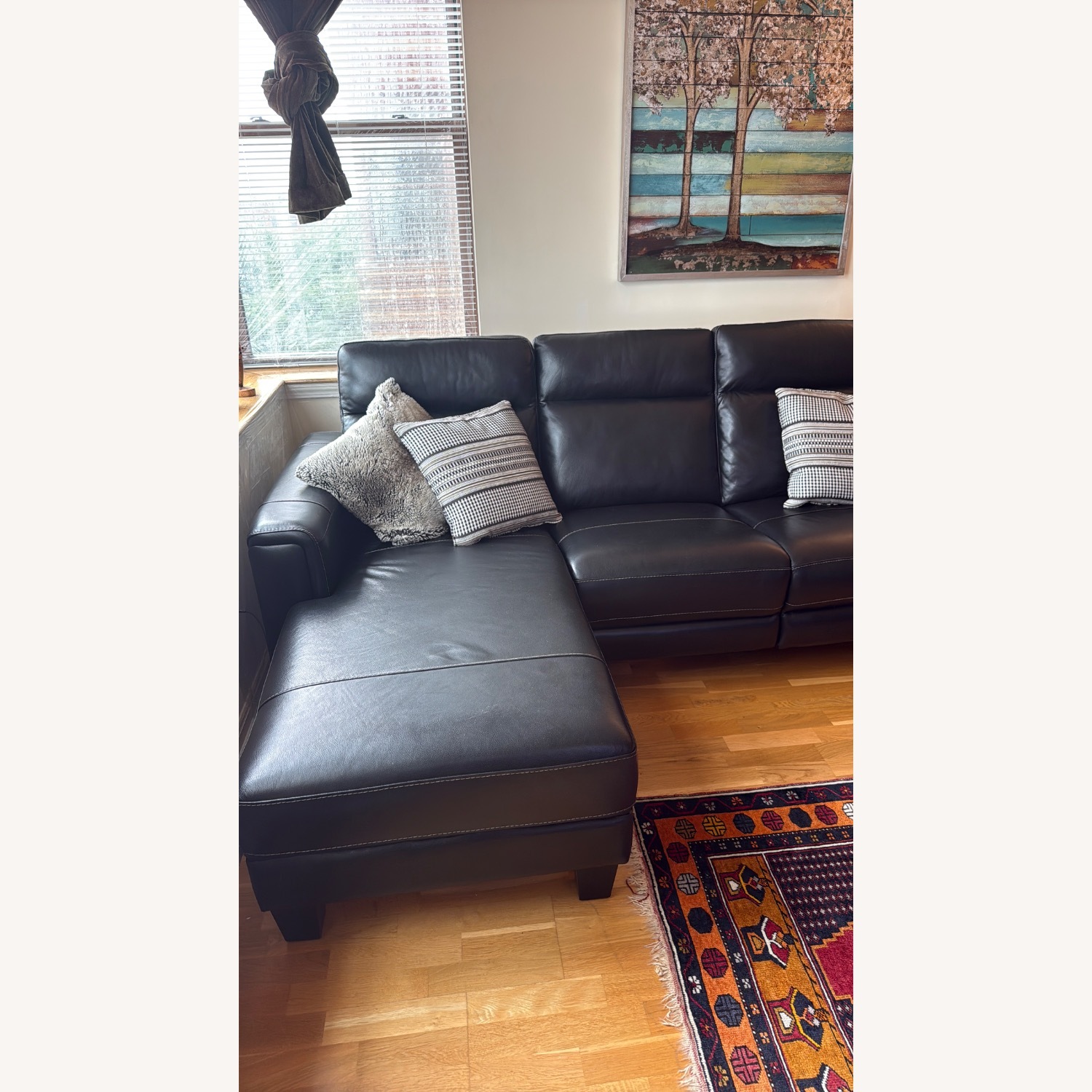 Raymour & Flanigan Power Reclining Sectional Sofa with Chaise - image-13