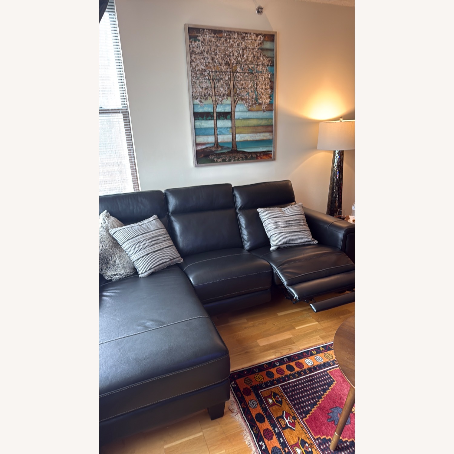 Raymour & Flanigan Power Reclining Sectional Sofa with Chaise - image-12