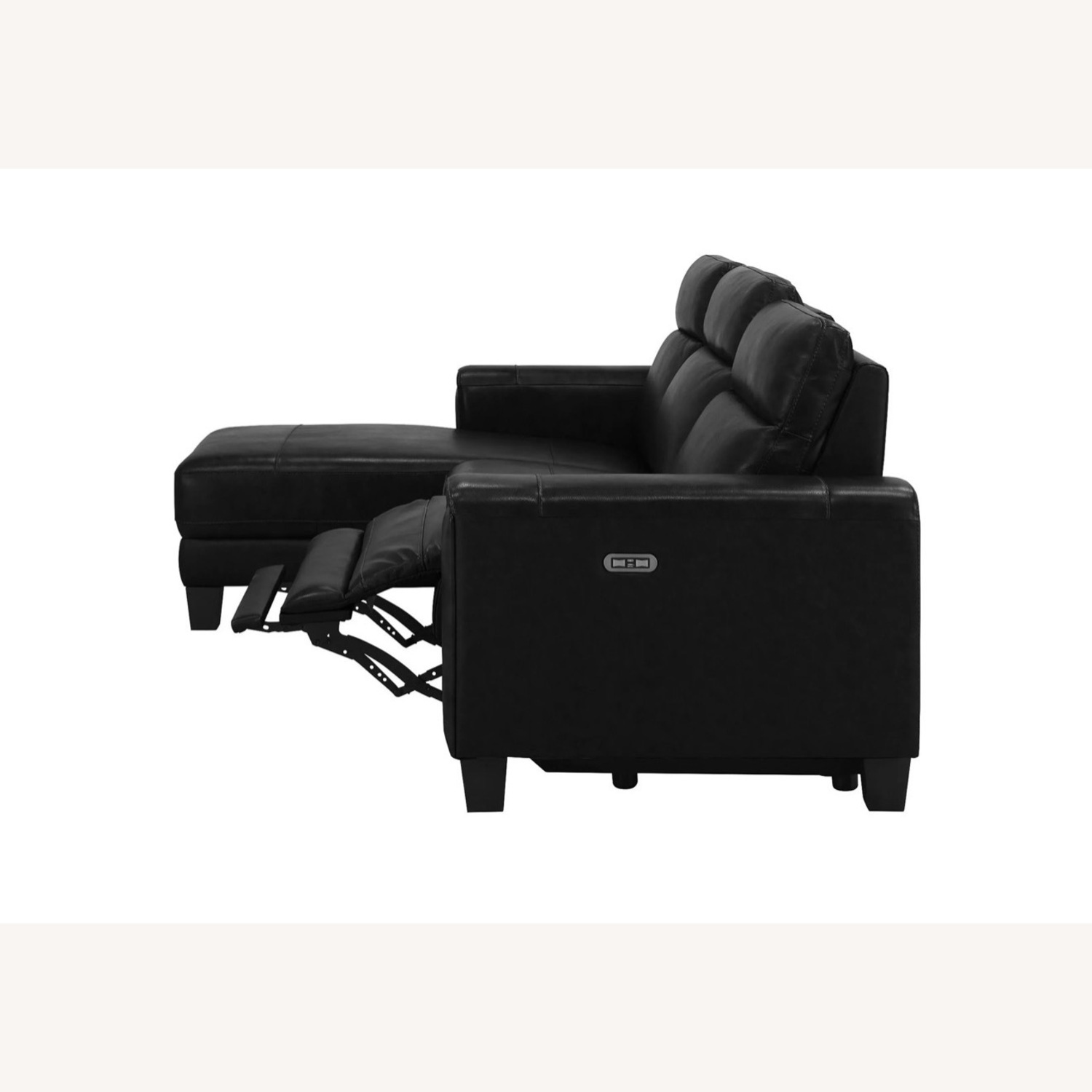 Raymour & Flanigan Power Reclining Sectional Sofa with Chaise - image-2