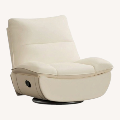 Used Flexispot White Fabric Recliner for sale on AptDeco