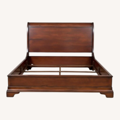 Used Henredon French Louis Cavalier Cherry Queen Size  for sale on AptDeco
