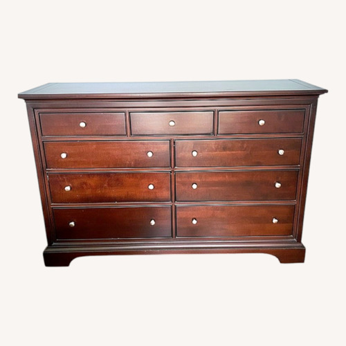 Used Stanley Furniture Dark Brown Wood Dresser for sale on AptDeco