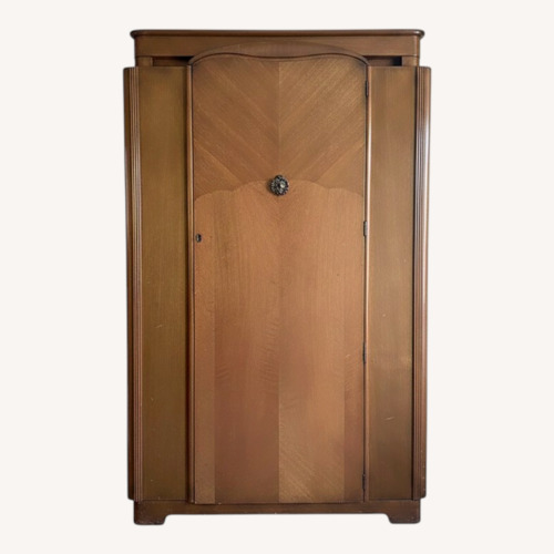 Used Austinsuites Antique Natural Wood Wardrobe  for sale on AptDeco