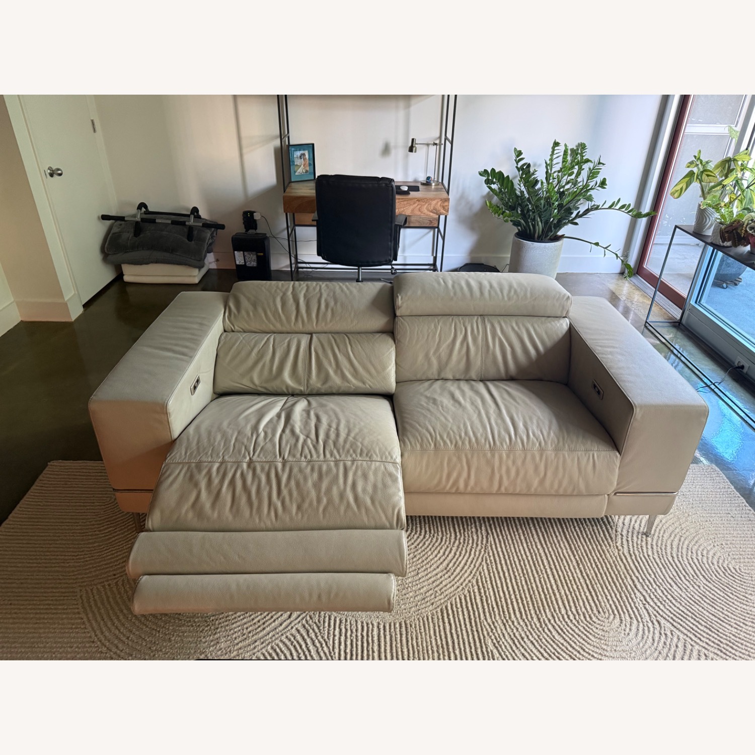 Modani  Natural Leather 3+ Seater Sofa - image-3