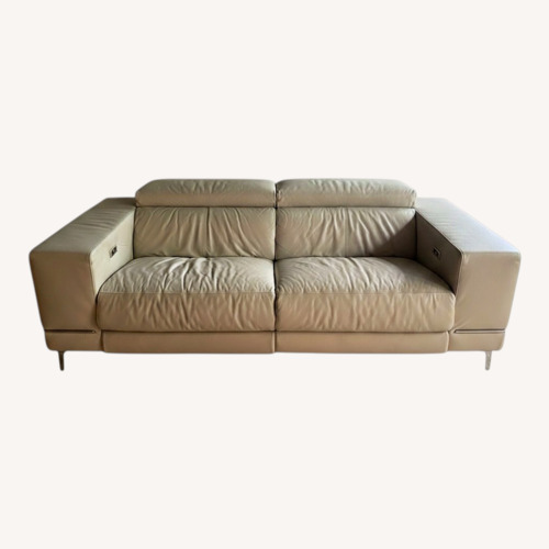 Used Modani Natural Leather 3+ Seater Sofa for sale on AptDeco