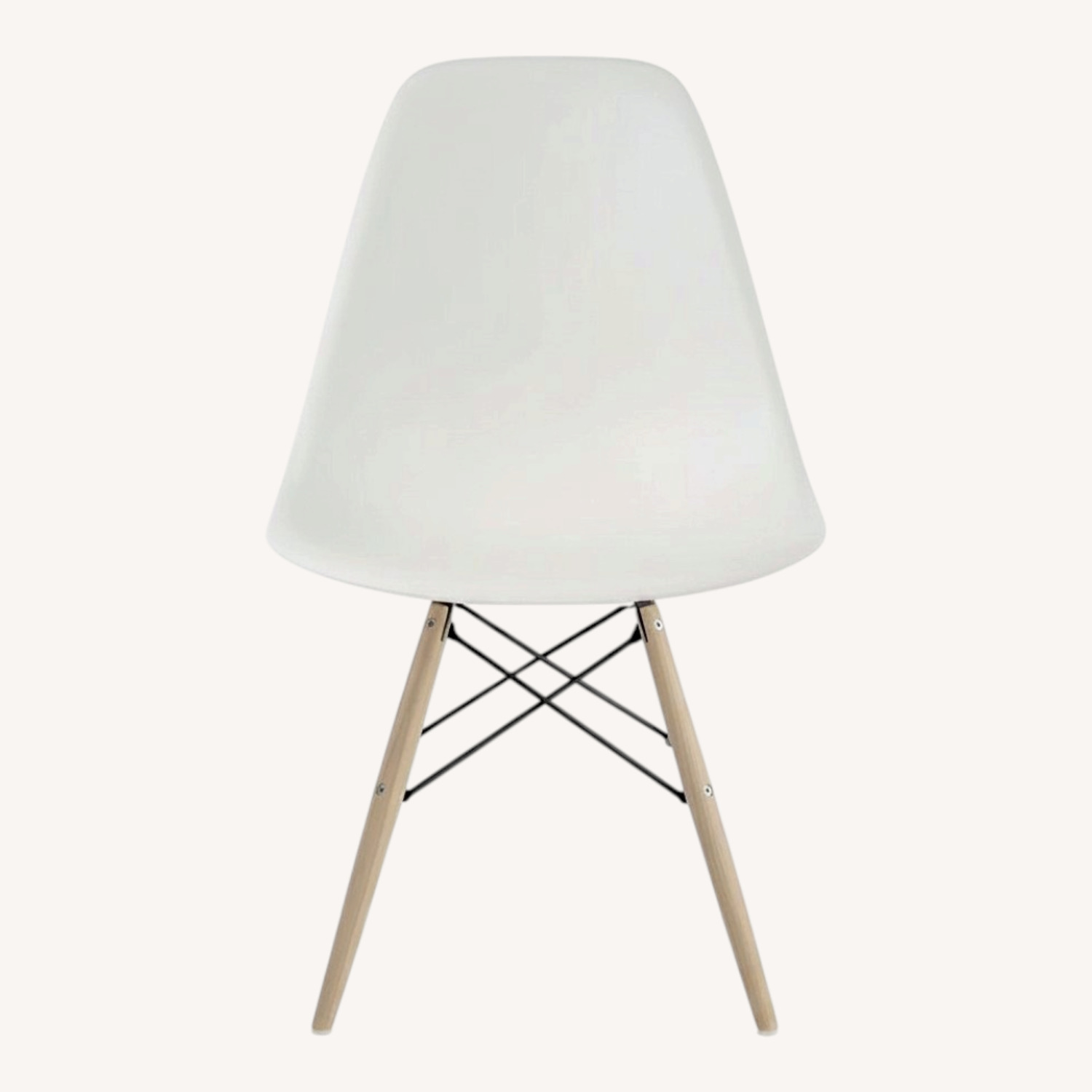 Herman Miller White Plastic Dining Chair - image-0
