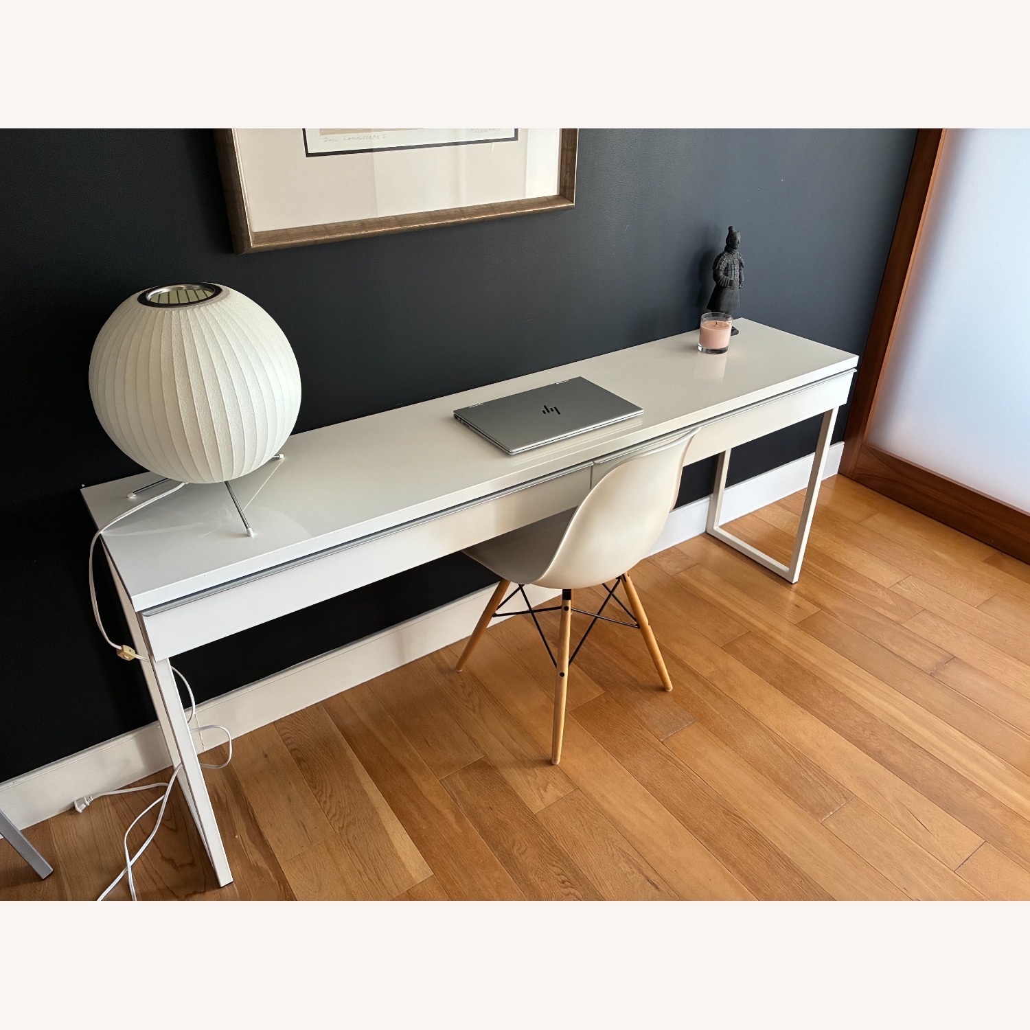 Herman Miller White Plastic Dining Chair - image-6