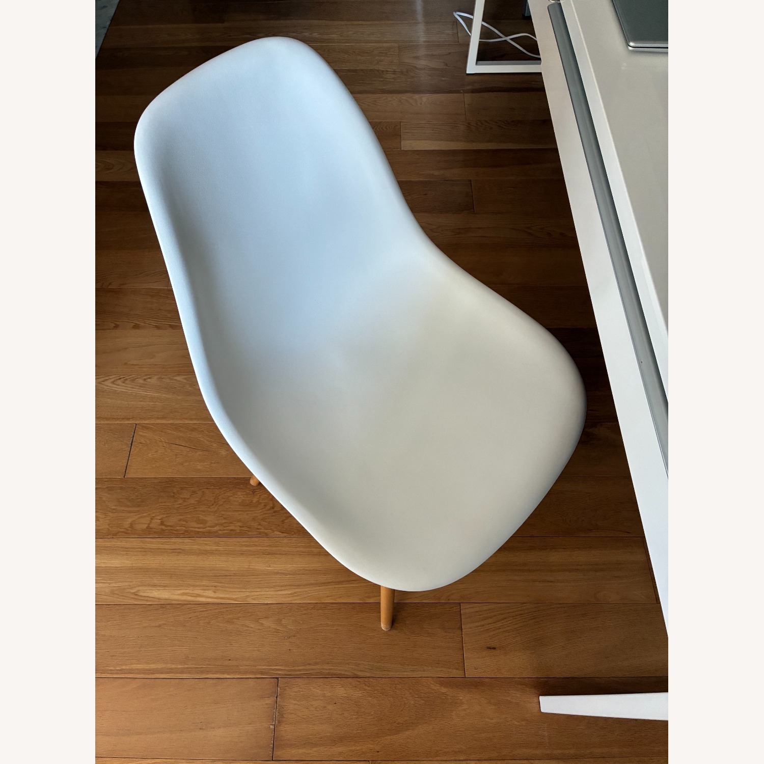 Herman Miller White Plastic Dining Chair - image-2