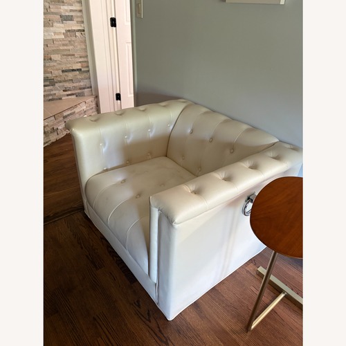 Used Tufted Club Chair for sale on AptDeco