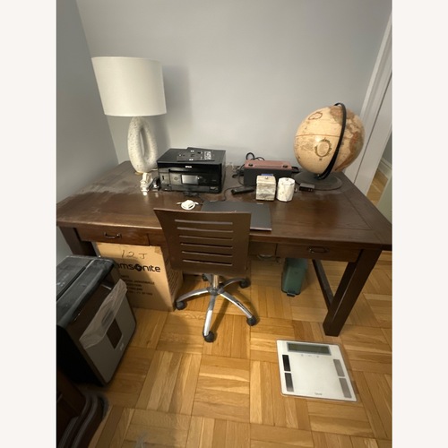 Used Pottery Barn Lucas Writing Table for sale on AptDeco