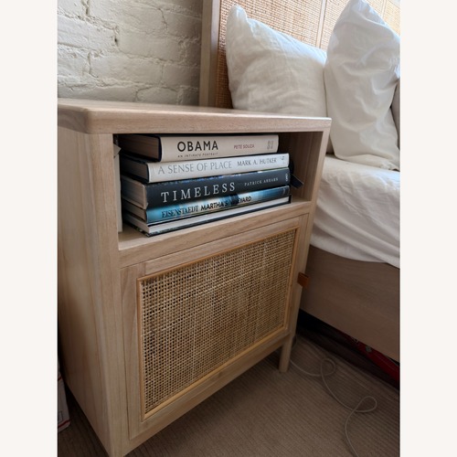 Used Kayan Nightstand - Mindi & Cane for sale on AptDeco