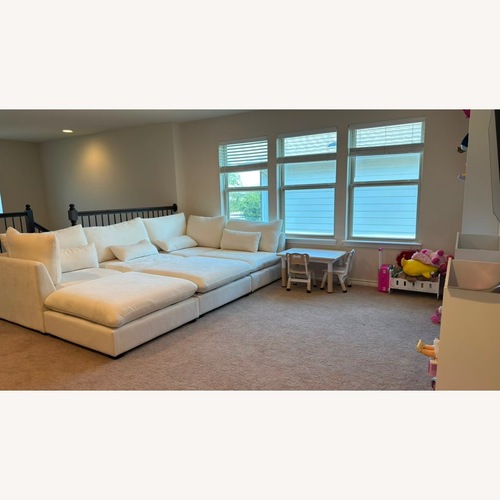 Used Natural Fabric 3+ Piece Sectional for sale on AptDeco