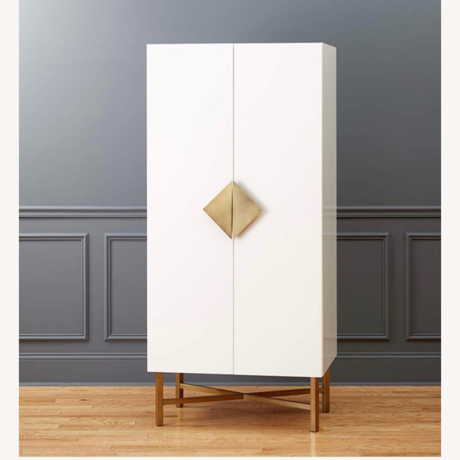 CB2 Astoria Wardrobe (White) - image-2