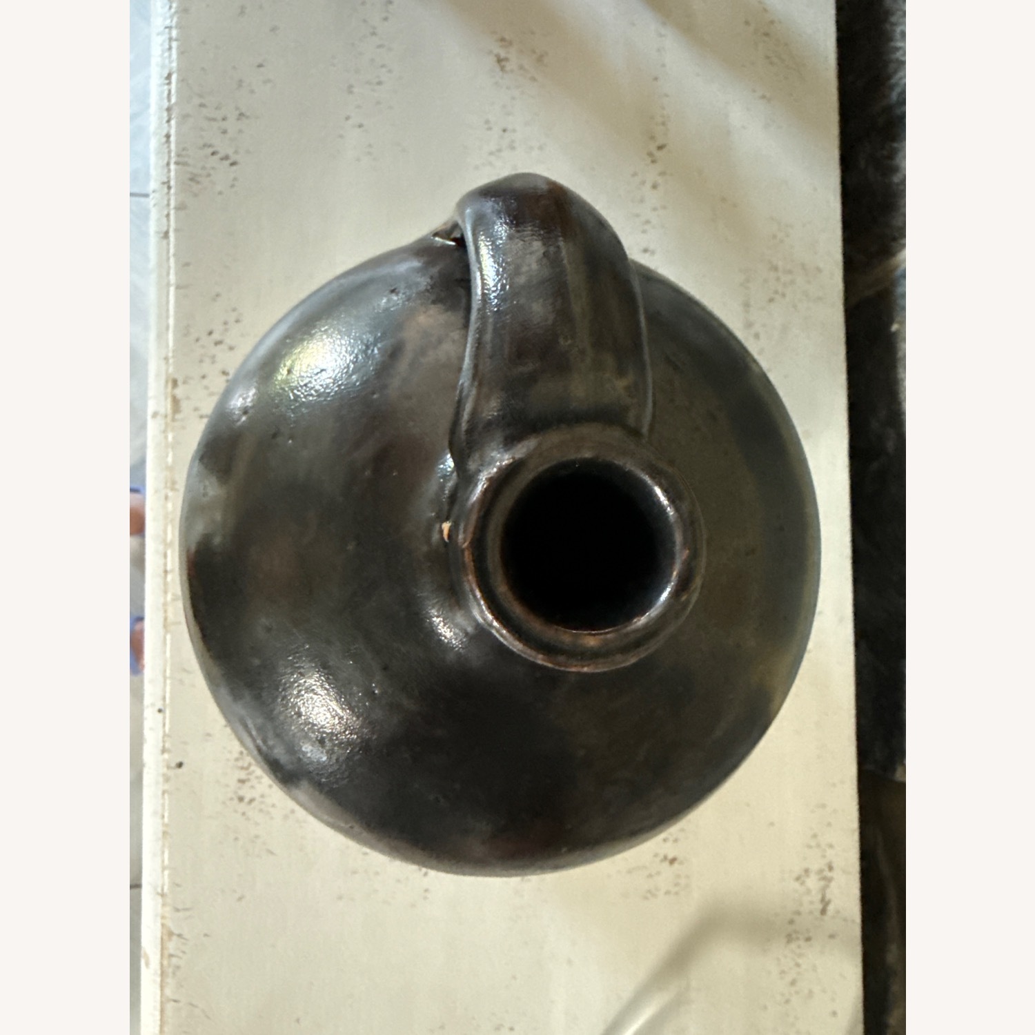 Vintage/Antique Finds Dark Brown Ceramic Décor - image-9