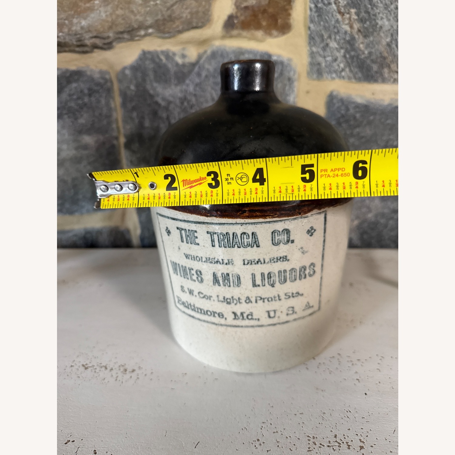 Vintage/Antique Finds Dark Brown Ceramic Décor - image-3