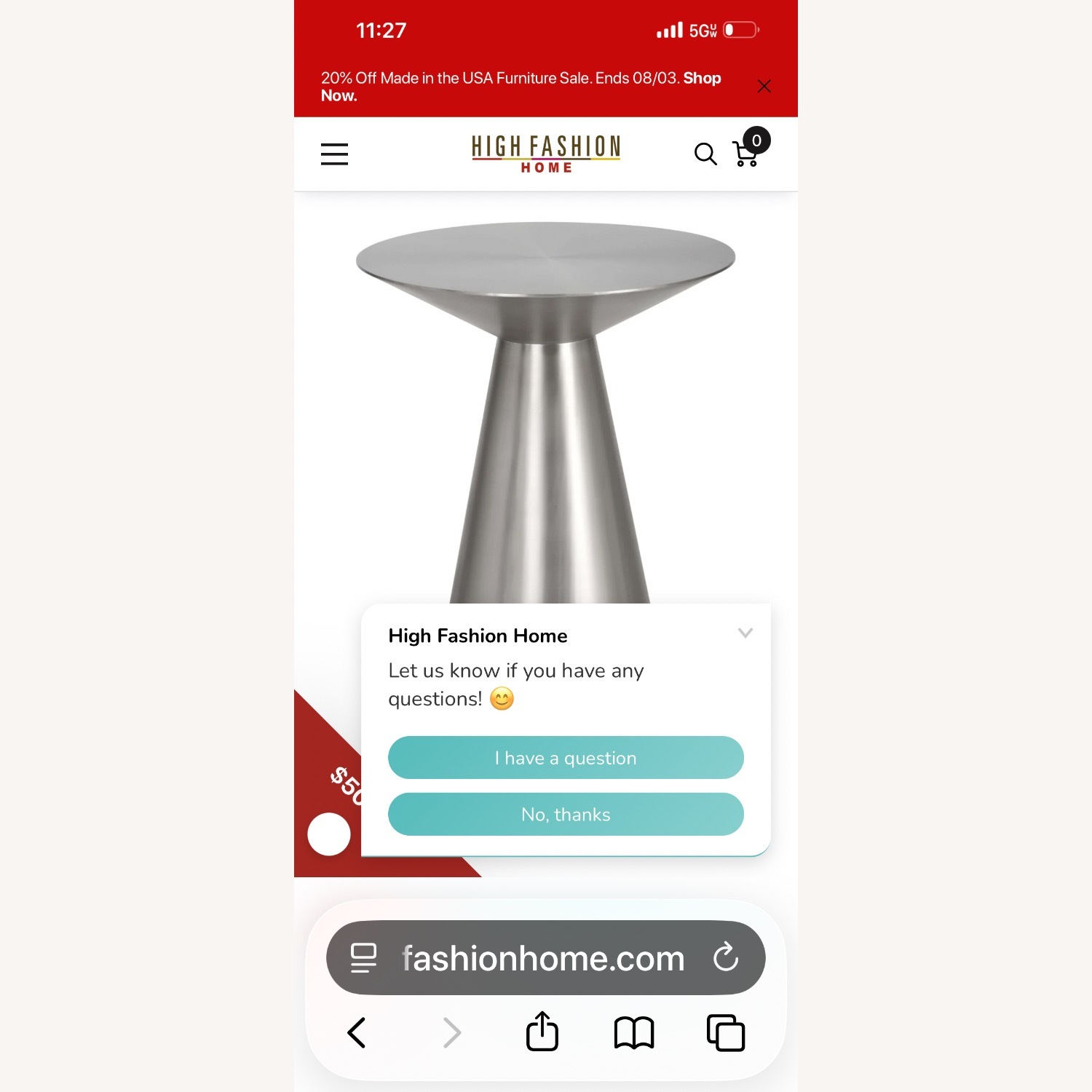 Sunpan Designer End Tables - image-2