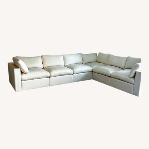 Used White Modular Sectional Sofa for sale on AptDeco