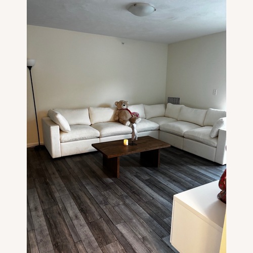 Used White Modular Sectional Sofa for sale on AptDeco