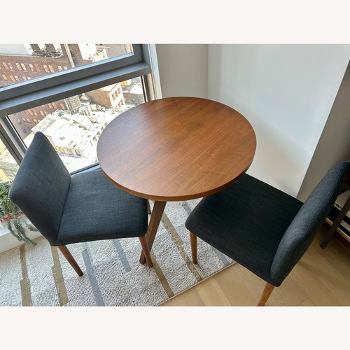 Used West Elm Walnut Wood Dining Set for sale on AptDeco