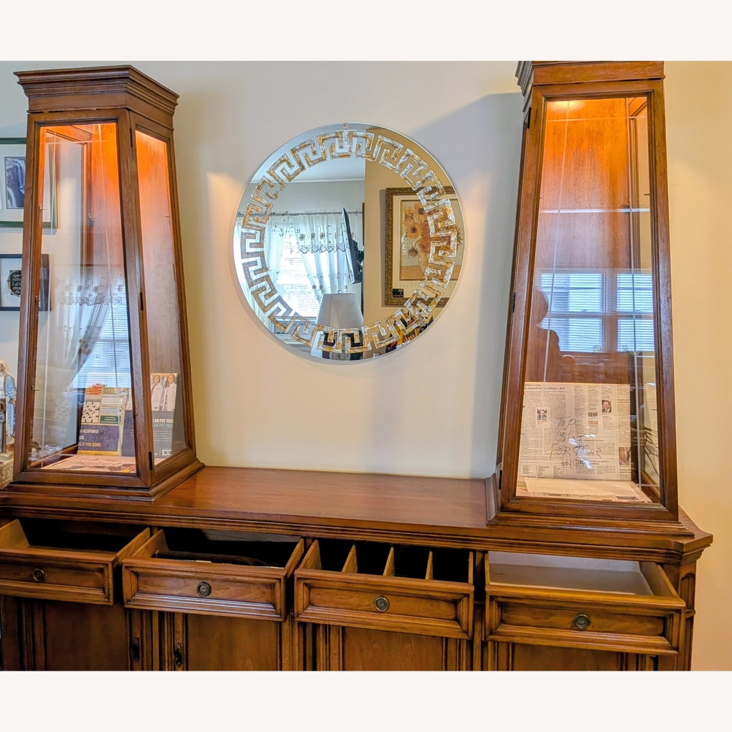 Vintage China Cabinet - image-9
