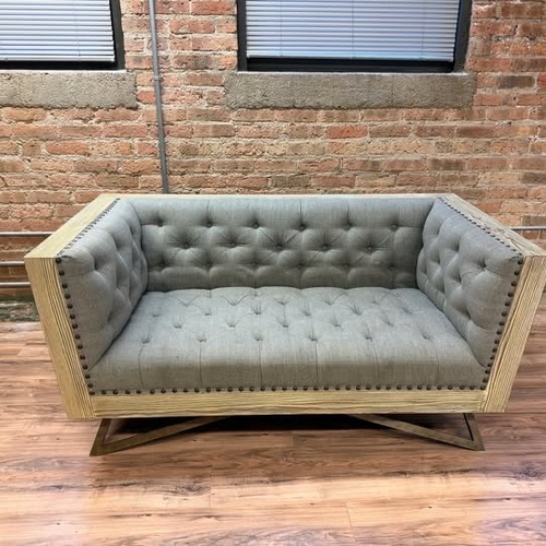 Used Armen Living Light Gray Fabric 2 Seater Sofa for sale on AptDeco
