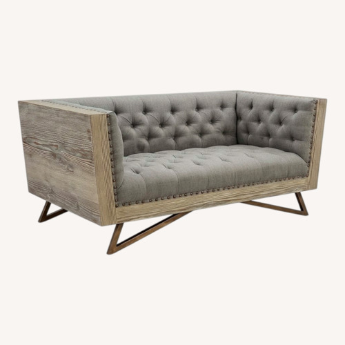 Used Armen Living Light Gray Fabric 2 Seater Sofa for sale on AptDeco