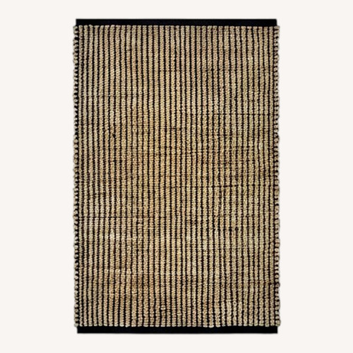 Used Dash & Albert Gridwork Handwoven Jute Rug 8 x 10 for sale on AptDeco