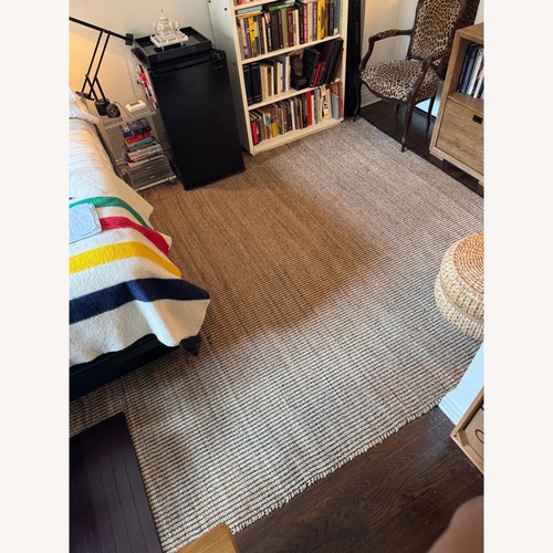 Used Dash & Albert Gridwork Handwoven Jute Rug 8 x 10 for sale on AptDeco