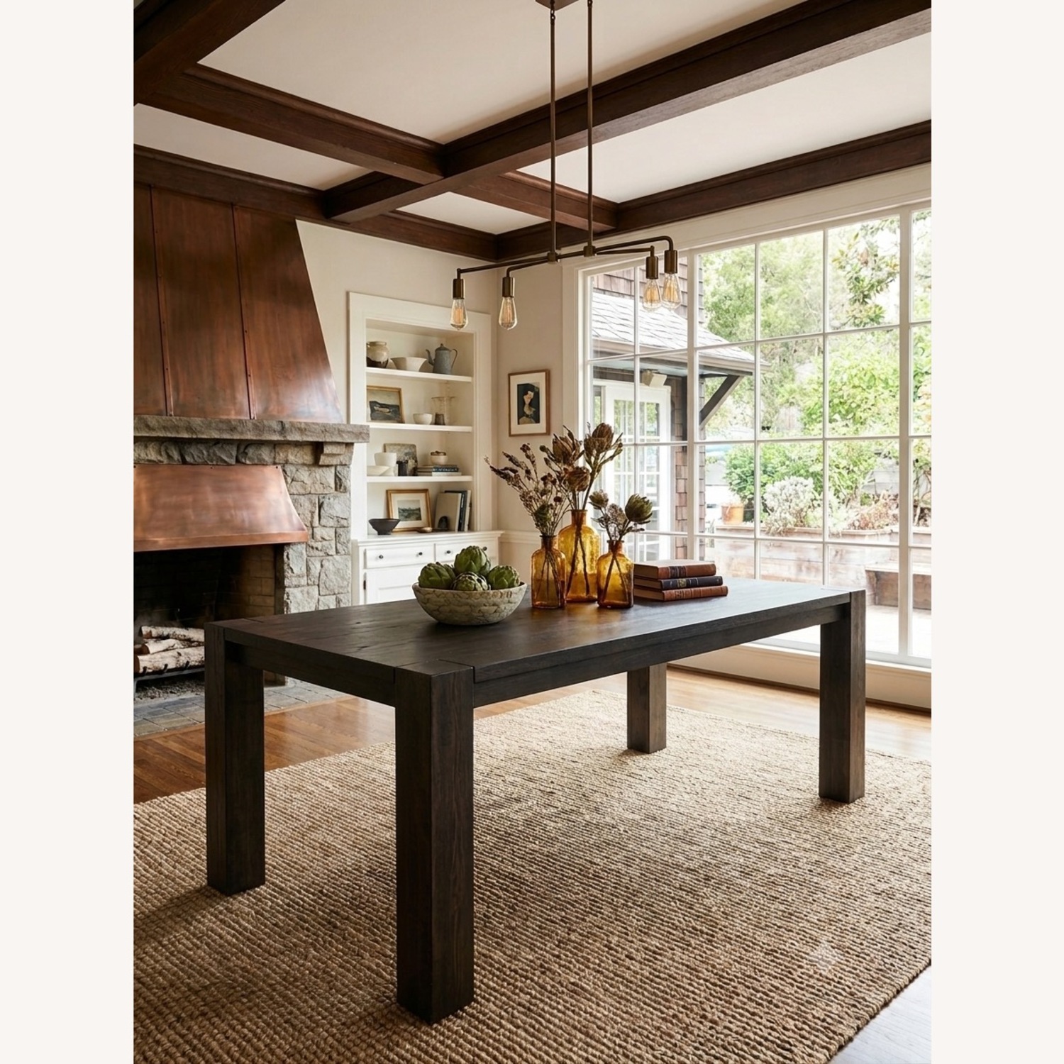 Restoration Hardware Drifted Reclaimed Oak Dining Table - image-2