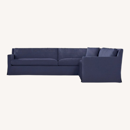 Used Restoration Hardware Sectional Sofa Sunbrella Fabric & Down Filled for sale on AptDeco