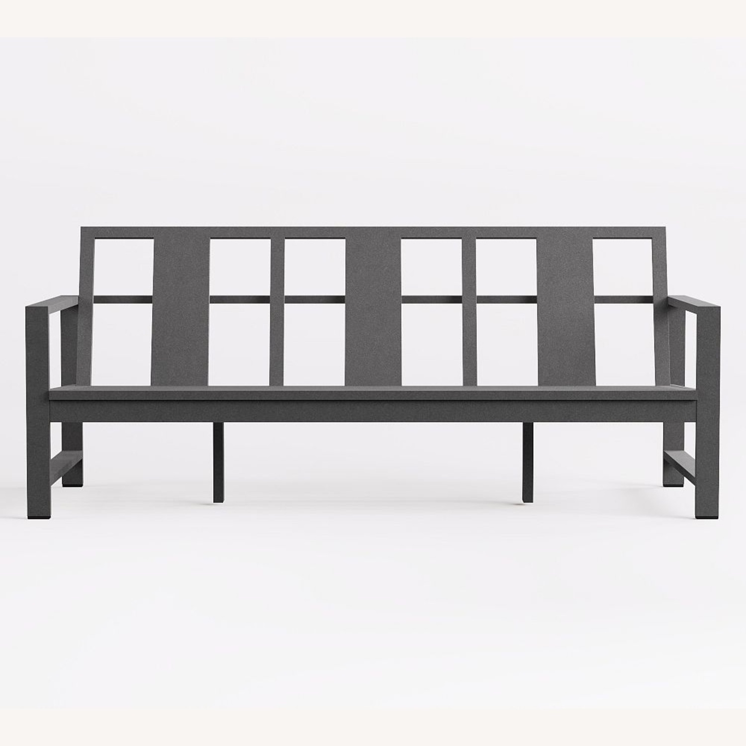 Pottery Barn Dark Indio Metal Outdoor Sofa - image-4