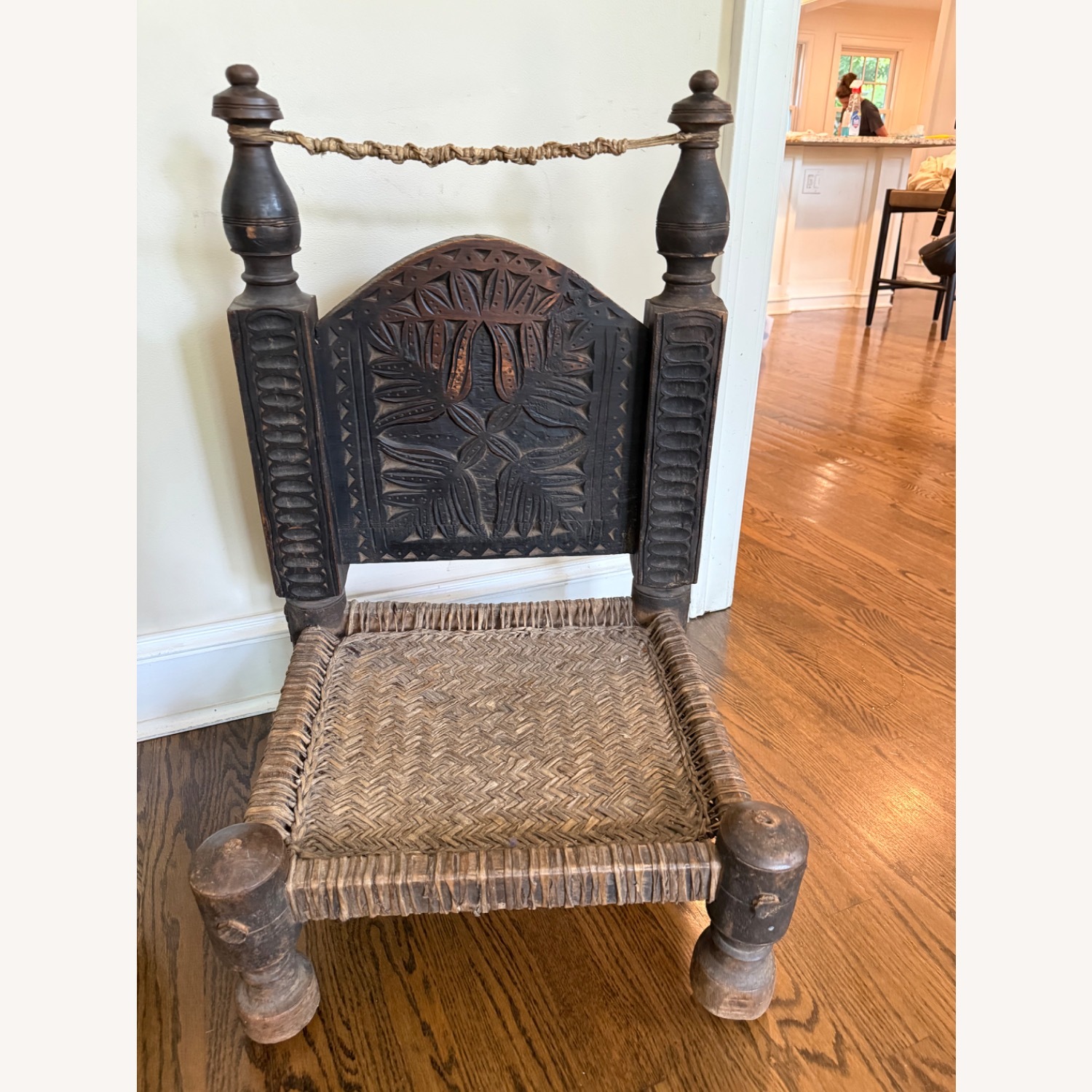 Antique Hand-Carved Tribal Chairs/Afghan Style - image-2