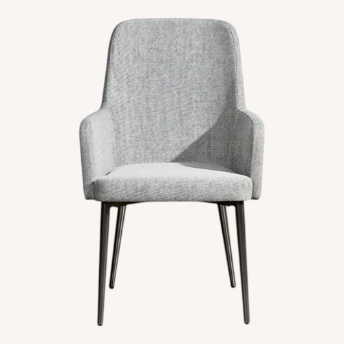 Used CB2 Aragon Chairs, Stone Grey for sale on AptDeco
