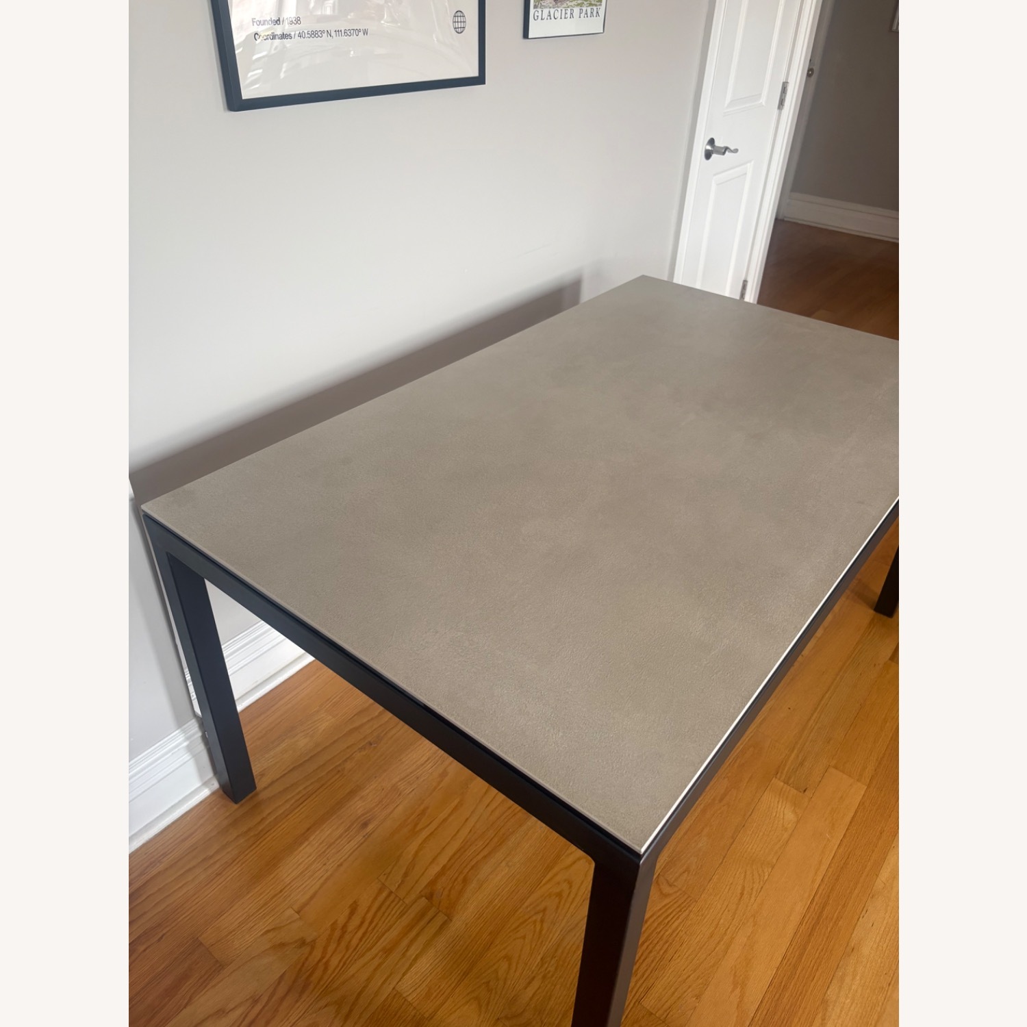 Room & Board Light Gray Ceramic Dining Table - image-3