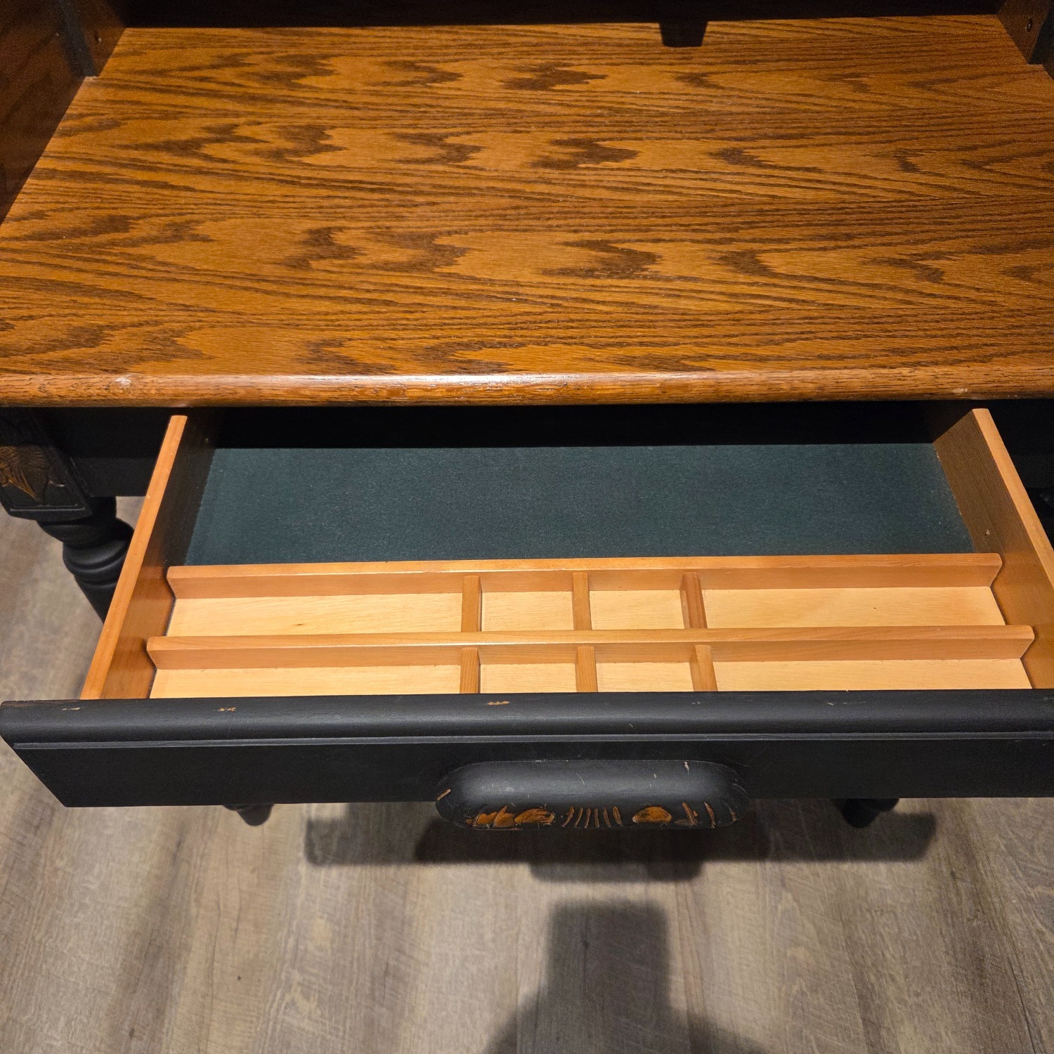 Antique Rolltop Secretary Desk - image-6