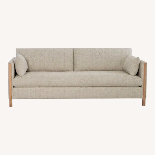 Used CR Laine Furniture White Fabric 2 Seater Sofa for sale on AptDeco