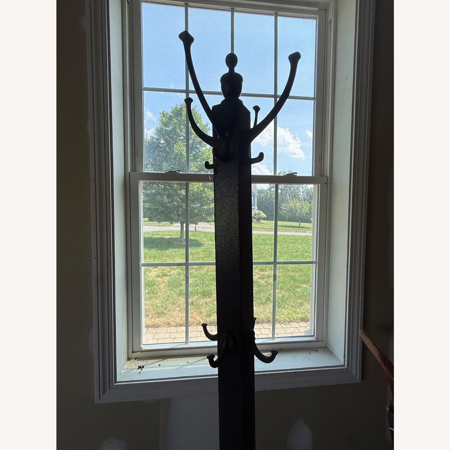 Antique/Vintage Wood Coat and Mitten Rack - image-2