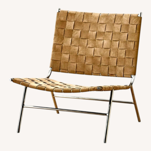 Used CB2 Light Brown Accent Chair for sale on AptDeco