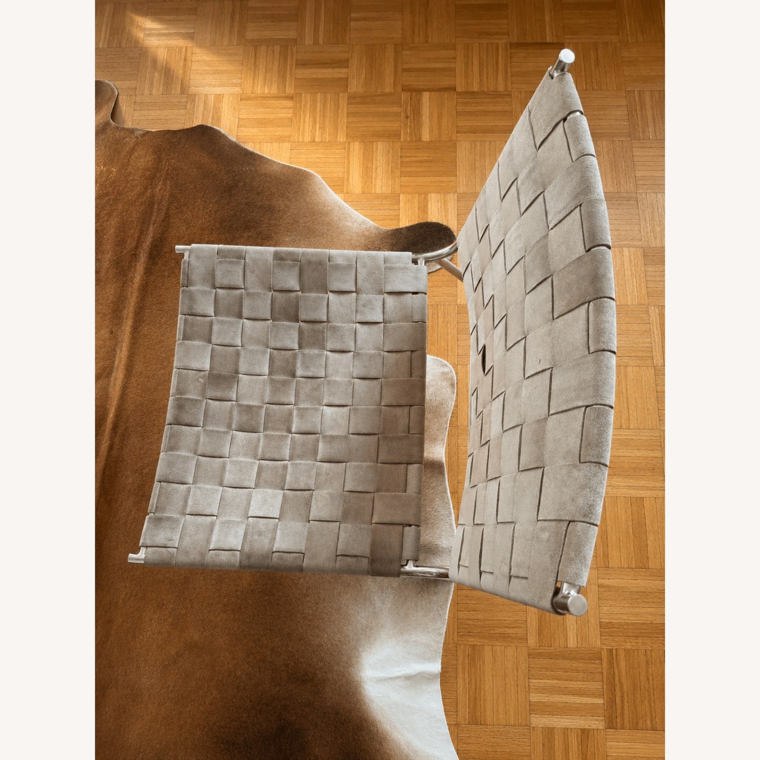 CB2 Light Brown Accent Chair - image-3