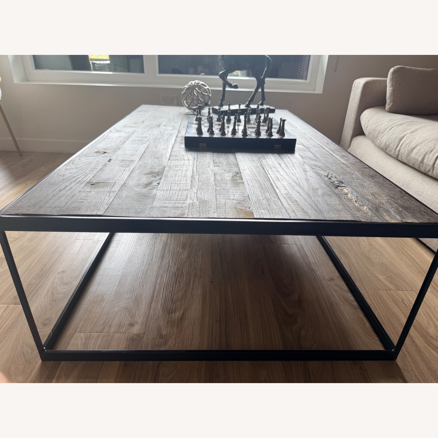 Vintage/Antique Dark Brown Coffee Table - image-3